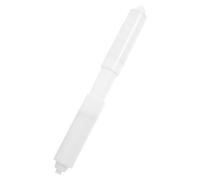 HOMSFOU Accessori per scatole Porta Cromo Moderno Maniglia sospeso Semplice Staffa di rotolamento della Carta Porta Carta igienica Bobina Retrattile plastica Bianca