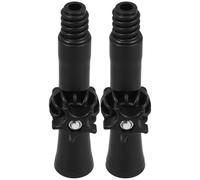 HOMSFOU Adattatore angolare rotante per asta di prolunga, giunto a snodo per, 2 pezzi, 18 mm, ABS, per pulizia domestica