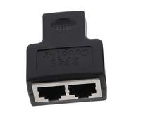HOMSFOU Adattatore Ethernet Da Porte Splitter Per Rete Connettore Ethernet Da Porte Supporta Condivisione Simultanea