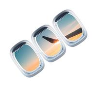 HOMSFOU Adesivi Murali 3d Oblò Decorativi Per Parete, Carta Da Parati Murale Per Camera Da Letto e Sala Giochi, Set Da 3 Pezzi, Per Superfici Lisce, Decorazione Creativa e Rimovibile