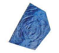 HOMSFOU Adesivo Murale Water Grain in Pvc Blu per Modelli e Scenari, Foglio Autoadesivo per Creare Atmosfera Naturale e Aderire Saldamente in Sala da Pranzo o Negozio