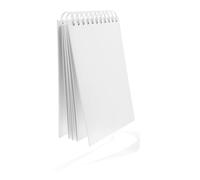 HOMSFOU Album Scrapbook Bianco con Rigide e Rilegatura Spirale con Nastro per Foto e di Famiglia Album per Progetti DIY