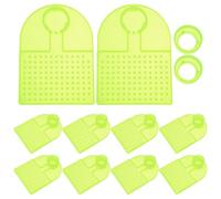 HOMSFOU Alimentatore per Api 10 Pezzi Funzione Antidrowning, Mangiatoia per Sciroppo in Plastica, Compatibile Bottiglie di Bevande, per Apicoltori di Tutti i Livelli