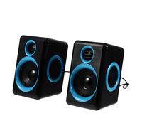 HOMSFOU Altoparlanti USB 2.0 per Computer Desktop e Laptop, Mini Casse Sonore in ABS/pu, 2 Pezzi, qualità Audio Eccezionale per Ufficio e Uso Domestico