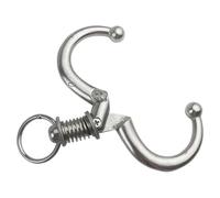 HOMSFOU Anello al Naso per Bovini in Acciaio Inossidabile Molla Automatica, Attrezzatura di Trazione per Mucche, Adatto a Diverse Forme di Naso Bovino per Uso Agricolo