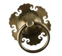 HOMSFOU Anello di Trazione Resistente in Ottone Vintage per Porta Stile Cinese, Maniglia Retrò e Decorazione per Porte di Villa per Mobili Antichi