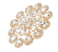 HOMSFOU Applique Strass Rotonda in Resistente per Cucito Decorazione Borse e da Sposa Accessorio Versatile per Fai da Te