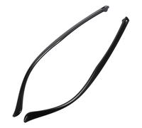 HOMSFOU Aste per Occhiali in Plastica Nere Aggancio Rapido senza Viti, Stanghette di Ricambio Leggere e Compatibili per Riparazione Occhiali da Vista da Sole, Accessori di Montatura