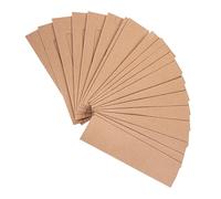 HOMSFOU Astucci Per Penne in Carta Kraft Finestra, Set Da 30 Custodie Portapenne Singole, Leggeri e Pratici Per Uso Universitario, Ufficio e Regali