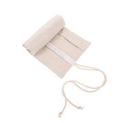 HOMSFOU Astuccio Arrotolabile in Tela da 48 Scomparti Portapenne e Organizer per Matite da Disegno Custodia da Viaggio Leggera per Pennelli da Calligrafia e Strumenti Artistici