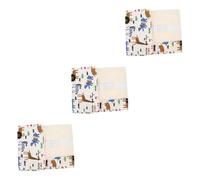 HOMSFOU Astuccio Portapenne Arrotolabile Da 3 Pezzi Astuccio Portapenne Arrotolabile Astuccio Portapenne Con 48 Fori Astuccio Portapenne Colorato Astuccio Portapenne Arrotolabile