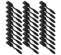 HOMSFOU Badile da Giardino per Piante Grasse 50 Pezzi in Plastica Nero Design Compatto a Forma di Cucchiaio per Giardinieri Esperti e Principianti in Balconi e Giardini