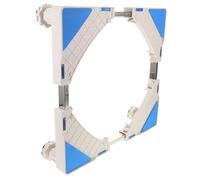 HOMSFOU Base Universale Per Lavatrice - Supporto Per Spostare Le Lavatrici - Con Ripiano Portaoggetti E Regolazione Dellaltezza