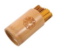 HOMSFOU Bastoncini Cinesi in bambù per Pratiche Spirituali e Studio | Supporto Decisionale, Applicazione Feng Shui, Guida Spirituale, Formato Portatile 13,00x8,00x8,00cm