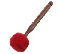 HOMSFOU Bastone Accessorio Pratico e Resistente per Ciotola Tibetana in Legno Rosso per Meditazione Buddista, per Amanti del Buddhismo
