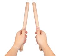 HOMSFOU Bastoni per Batteria in Legno 1 Paio Accessori per Strumento Musicale per Giovani e Adolescenti per Sviluppare Senso del Ritmo e Jazz Veloce