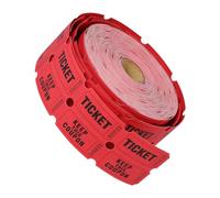 HOMSFOU Biglietti Lotteria Rotolo Biglietti Eventi Perforati Etichette Raffle Ticket Carta Spessa e Compatta per Feste e