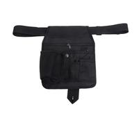 HOMSFOU Borsa Portautensili Regolabile Resistente per Elettricisti e Manutenzione Ampia Capacità per Organizzazione Utensili per Lavori Costruzione e Ristrutturazione Colore Nero