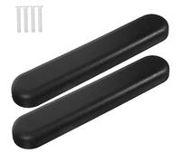 HOMSFOU Braccioli Per Sedia a Rotelle Antigraffio Abs, Coppia Di Pezzi Di Ricambio Cuscinetti Antiscivolo, Installazione Rapida Per Sedie Girevoli e Ausili Per Disabili