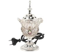 HOMSFOU Bruciatore di incenso elettrico Bakhoor, bruciatore di incenso Oud, per coni, fusione cera e cera a olio, scalda olio,