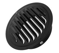 HOMSFOU Cappa Ventilazione Rotonda in Acciaio Inossidabile Copertura per Scarico Esterno e Design Testa Piatta per Sfiato Parete e Cucina