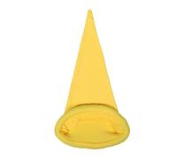 HOMSFOU Cappello da Natale Berretto Nano Giallo Leggero e Confortevole per Feste e Costumi Cosplay Accessorio Natalizio per Adulti e Spettacoli Teatrali