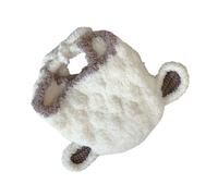 HOMSFOU Cappello Invernale per 4 Mesi-2 Anni Copriorecchie in Peluche Bianco, Caldo e Protettivo per Natale, Stile Classico e Adorabile