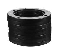 HOMSFOU Car Speaker Adapter Ring Abs Nero 4 Paia per Auto e Camion Funzione Labor-saving per Installazione