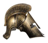 HOMSFOU Casco da Soldato Romano per Adulti, Copricapo Cosplay Design Dettagliato, Accessorio per Feste e Carnevale, Copricapo Resistente e Facile da Montare, per Costume Centurione