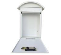 HOMSFOU Cassetta Postale con Serratura a Combinazione da Parete Cassetta Postale Esterna di Sicurezza con Codice Ampia Capacità per Casa e Ufficio Supporto Muro Resistente a Umidità e