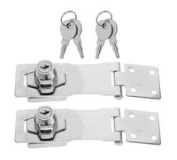 HOMSFOU Chiusura a cerniera ad angolo retto serratura di sicurezza delle porte serratura per cassetto cassetto blocchi per armadietti Silver