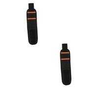 HOMSFOU cinturino da polso magnetico gadget Polsino includere braccialetti cinture fibbia idraulico attrezzi da elettricista braccialetto magnetico tessuto non tessuto Black