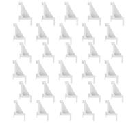 HOMSFOU Clip di Plastica per Ripiani Congelatore 30 Pezzi Fibbie di Supporto Resistenti al Freddo per Frigorifero Ganci di Ricambio per Mensole Frigorifero, Accessori per Organizzazione