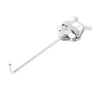 HOMSFOU Clip Leggero e Resistente per Corno Francese Porta Spartiti in Ferro Argento Foro Quadrato 4x4mm, per Musica da Marcia e Strumenti Portatili