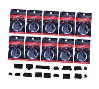 HOMSFOU Confezioni Tappo Antipolvere per Notebook Computer Bianco Coperchio di Rimozione in Silicone Tappo per Porta di Ricarica Tappo per Porta di Ricarica Tappo per Porta Gel di Silice