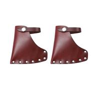 HOMSFOU Copertura Protettiva Portatile per Testa in Pelle di Mucca Set 2 Pezzi Resistente e Ispessita Adatta per Campeggio e Attività Outdoor