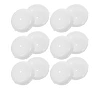 HOMSFOU Copripiedi per Mobili in Plastica Bianco 16 Pezzi Protezioni Antiscivolo per Piedini di Sedie e Tavoli, Manicotti Resistenti per Pavimenti, per Casa, Ufficio e Ristoranti