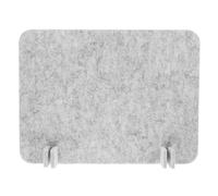 HOMSFOU Cornice da scrivania Pannello fonoassorbente Rumore Suono separazione alunno divisori per tavoli per Studenti Protezioni da scrivania per l'aula cattedra Provato Light Grey