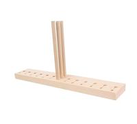 HOMSFOU Creatore di Archi in Legno Creatore di Fiocchi Artigianali Aste e Base Strumento per Creare Fiocchi Personalizzati e Ghirlande Realizzato in Legno Duro Resistente Leggero e Facile