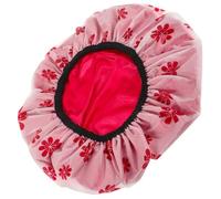 HOMSFOU Cuffia da Doccia Doppio Strato Morbido Stampa Floreale, Copri Chioma Riutilizzabile Donna, Taglia Unica Elastica per Trattamenti e Protezione Chioma in Viaggio