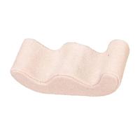 HOMSFOU Cuscino Porta Orologio Morbido in Eva e Lanugine Beige, Espositore per Braccialetti Compatto e Portatile, Cuscino Espositore per Gioielli per Viaggi e Organizzazione Elegante