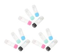 HOMSFOU Custodia Doppia per Lenti a Contatto in Plastica Rigida, Set da 12 Pezzi Scomparti Separati per Soluzione e Lenti, Adatta per Viaggi e Utilizzo Esterno