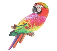 HOMSFOU Decorazione Sospesa a Forma di Tucano in Metallo, Ornamento Murale Realistico da Appendere per Pareti Interne ed Esterne, Arte Decorativa per Soggiorno, Giardino e Sala da Pranzo