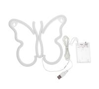 HOMSFOU Decorazioni Per La A Farfalla Al Neon Per Luci A Farfalla A LED Per La Camera Da Letto Insegne Al Neon Con Luci A Farfalla Per La Insegne Al Neon A Farfalla