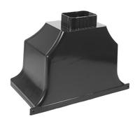 HOMSFOU Deviatore Acqua Piovana Curvo in Alluminio per Pluviali Esterni Adattatore Downspout Resistente Uv e Alta Portata per Raccolta e Scarico Acqua Tetto Giardino