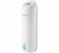 HOMSFOU Diffusore di Aromi Automatico Portatile per Ufficio e Auto Funzione Elimina Odori e Batteria da 800ma in Materiale Pp Verde