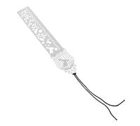 HOMSFOU Dipingendo Il sovrano di Metallo Pittura Geometrico Misura governate Artigianato Disegno dello Stencil segnalibro in Metallo righelli Stencil Silver