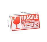 HOMSFOU Etichette Adesive Fragile Maneggiare con Cura Adesivi per Imballaggi Spedizione Etichette Avviso Resistente per Cartoni Borse e Pallet