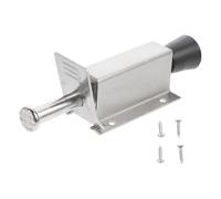 HOMSFOU Fermaporta in Acciaio Inossidabile Pedale e Base in Gomma Antiscivolo, Supporto a Bilico per Porte Interne, Fissaggio Resistente e Pratico per Ufficio e Casa, 150 Mm