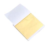 HOMSFOU Fogli Carta Stagnola Imitazione 8X8,5Cm 50 Pezzi per Decorazioni Artigianali Arte e Fai da Te Adatti per Ceramica Legno e Metallo
